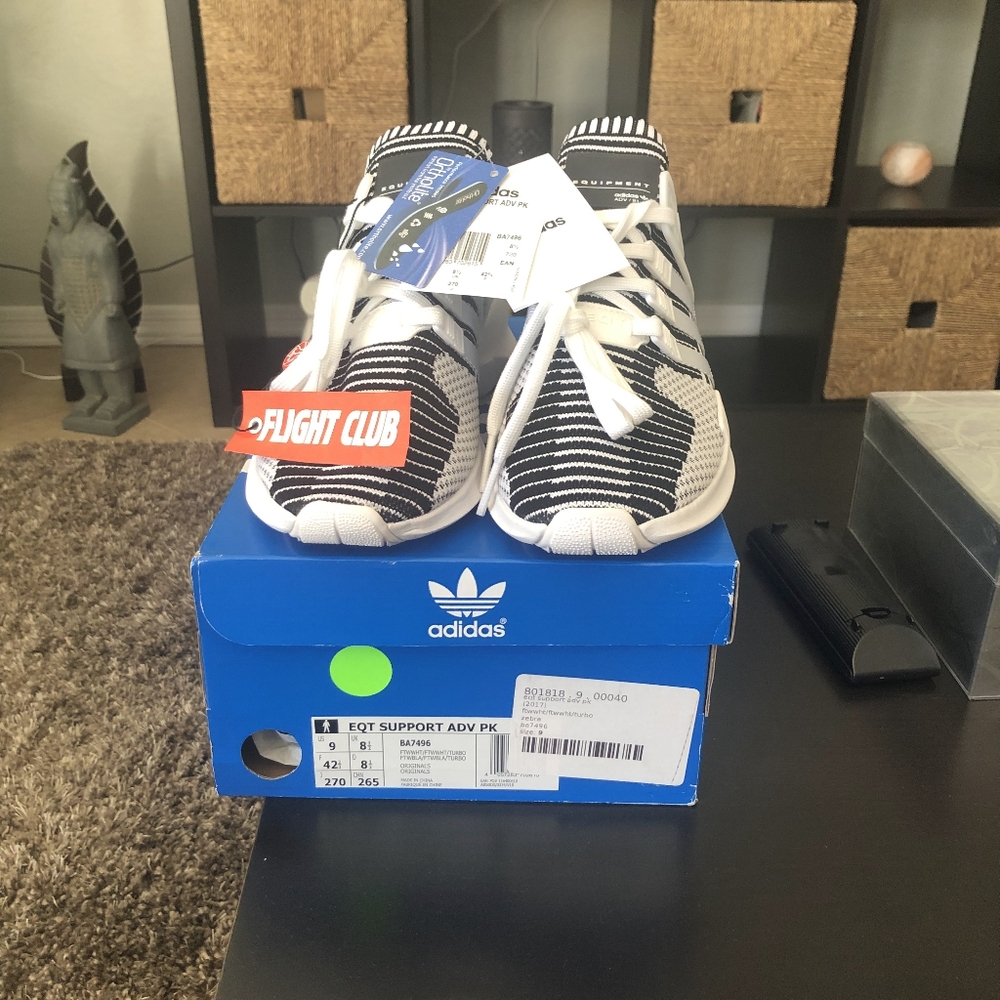(NIB) Adidas EQT ADV PK Prime Knit Sneaker Size 9